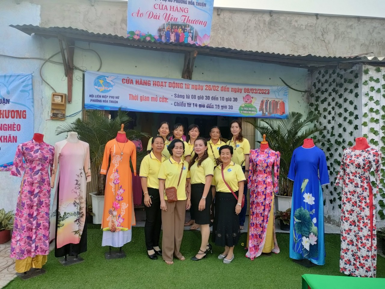Hội Liên hiệp Phụ nữ phường Hòa Thuận ra mắt cửa hàng 
