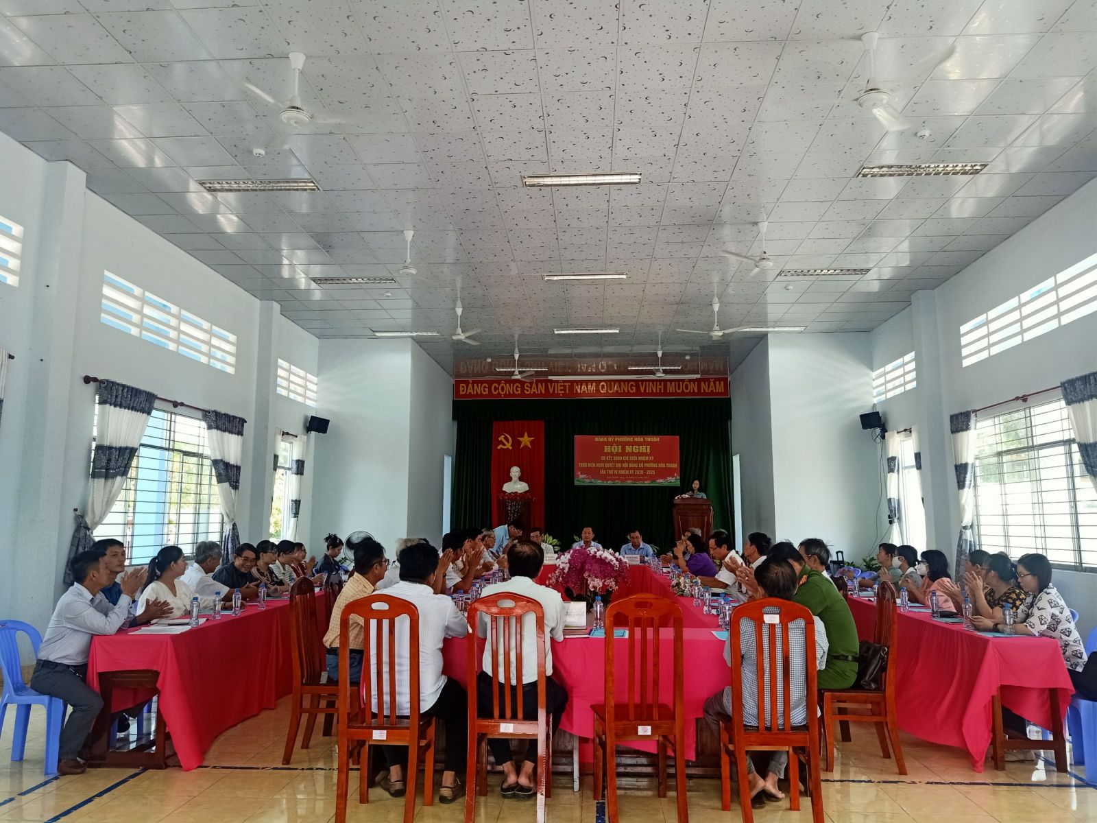 Hội nghị sơ kết, đánh giá giữa nhiệm kỳ thực hiện Nghị quyết Đại hội đảng bộ phường Hòa Thuận  nhiệm kỳ 2020 – 2025. 
